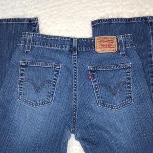 Levi’s Nouveau low Boot cut jeans
